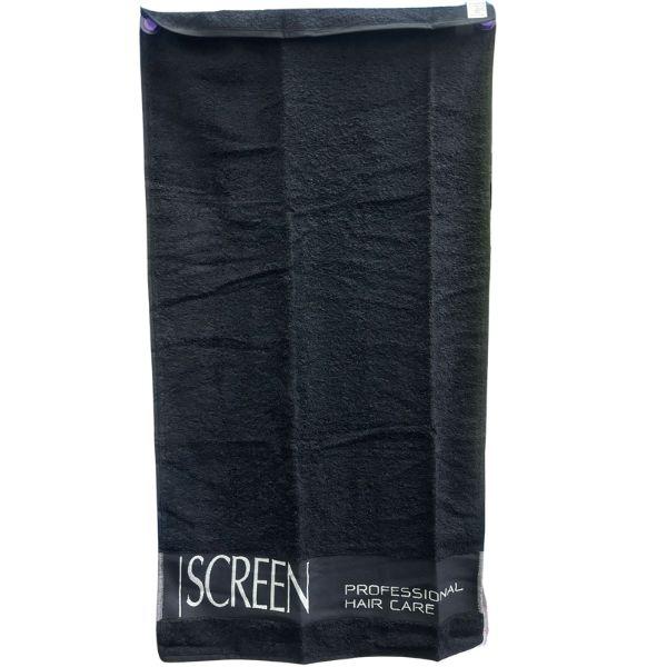 Screen Black Towel