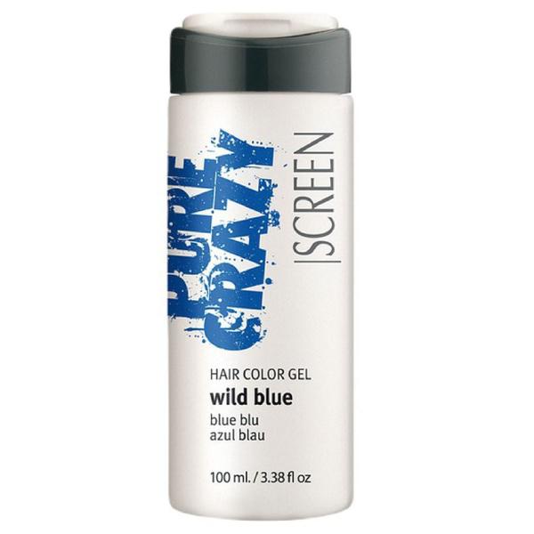 Screen Pure Crazy Wild Blue Hair Color Gel 100ml
