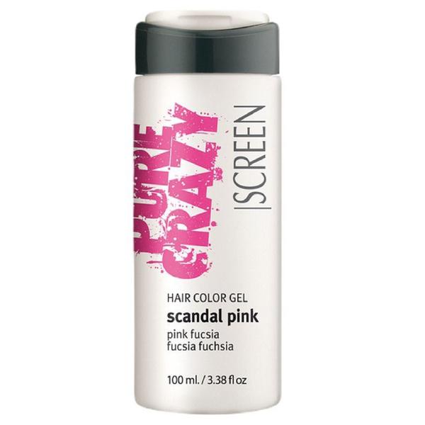 Screen Pure Crazy Scandal Pink Hair Color Gel 100ml